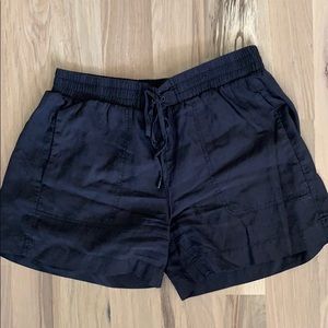 Vince.  Black cupra cotton shorts small